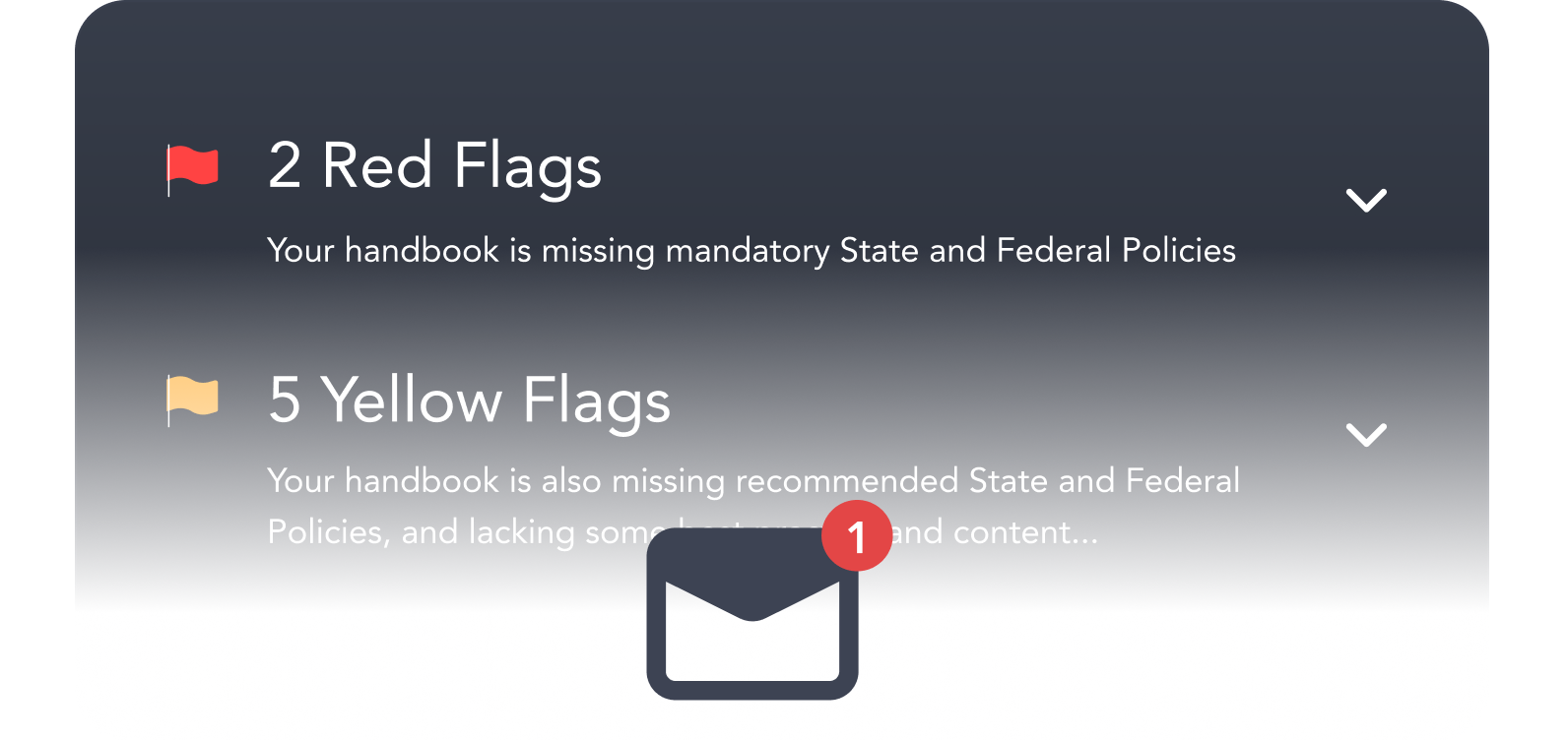 Compliance audit flags preview