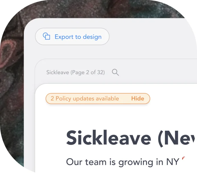 AirMason editor pinpointing the exact sick leave policy affected by a legal change
